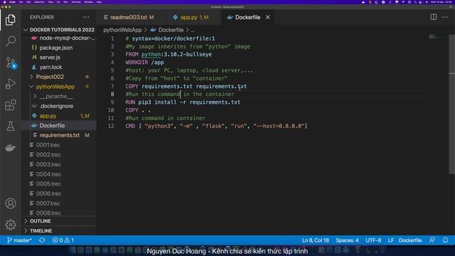 16-Thao tác với MySQL container từ Python Flask Container P1 смотреть онлайн