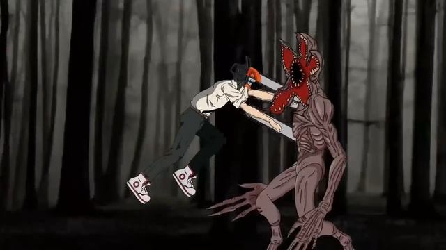 ChainSaw Man Devil vs Stranger Things monster, Demogorgon, Vecna, my flayer. Drawing Cartoon 2 смотреть онлайн
