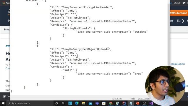 AWS S3 and KMS | How to Prevent Uploads of Unencrypted Objects to Amazon S3| Python boto3 смотреть онлайн