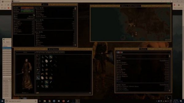 The Elder Scrolls III Morrowind Cheat Menu & Attribute Level Up Cheat