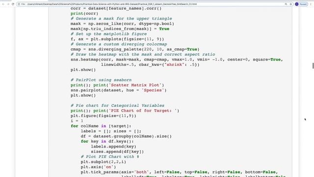 IRIS Flower Classification using SKLEARN DecisionTree Classifier with Grid Search Cross Validation смотреть онлайн