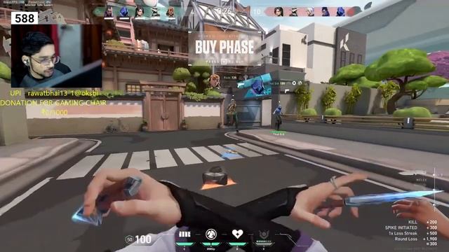 SOLO QUE VALORANT LIVE RANK ASCENDANT 2 |#konnnlive #valorant live смотреть онлайн