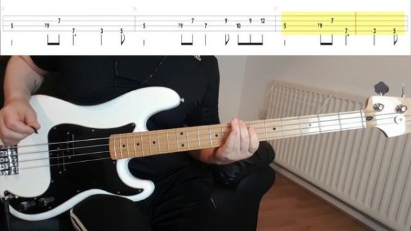 The Smiths - Back to the old house - Bass cover with tabs