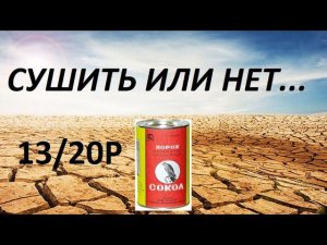 просушил порох Сокол 13/20Р тестовый отстрел.