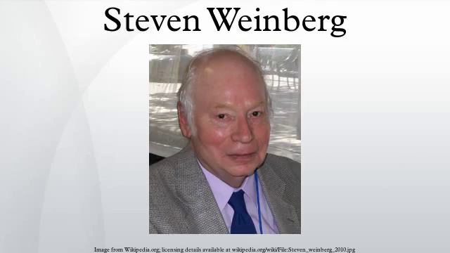 Steven Weinberg
