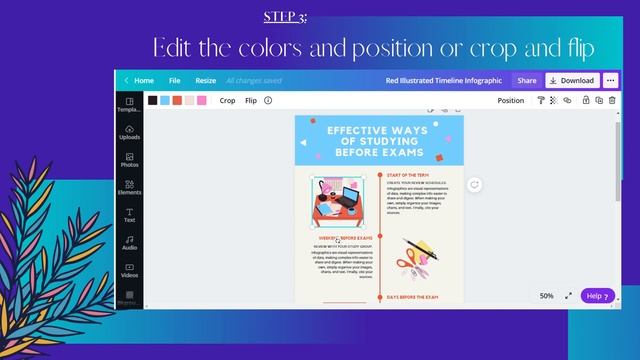 How to make flowchart, mind map, and diagram in Canva смотреть онлайн