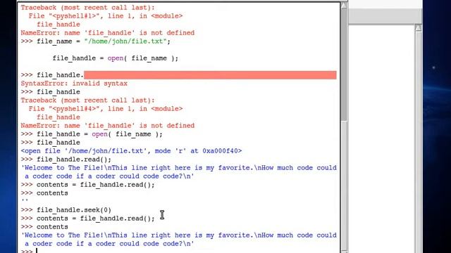 Python 35 Reading From Files смотреть онлайн