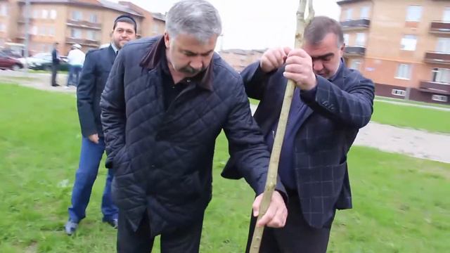 В г.Малгобек проведена экологическая акция "Посади дерево" смотреть онлайн