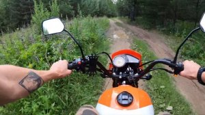 дальняк на мопеде colt scrambler 207 км в одного