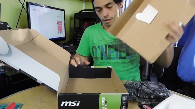 Unboxing - MSI GTX 1050 2GB GDDR5 128 BITS смотреть онлайн