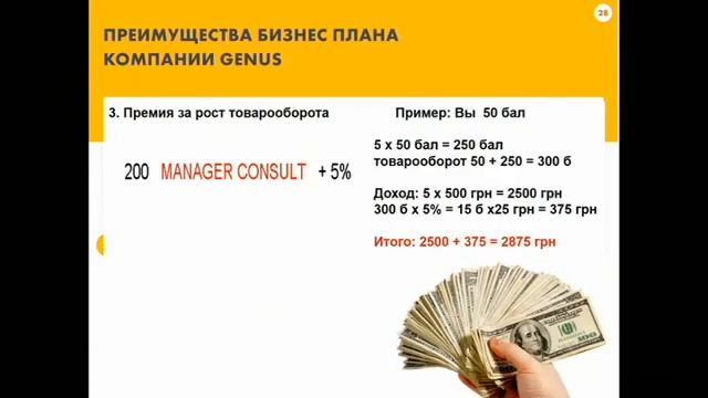 БИЗНЕС | Маркетинг план компании Genus (в слайдах) смотреть онлайн
