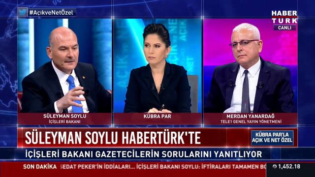 SÜLEYMAN SOYLU HABERTÜRK CANLI YAYINDA DİKKAT ÇEKEN AÇIKLAMALAR! (Bi Simit)