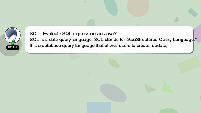 SQL : Evaluate SQL expressions in Java? смотреть онлайн