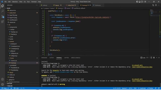 FETCH API in React JS for HTTP requests React Tutorial Tamil | React Web project for beginners смотреть онлайн