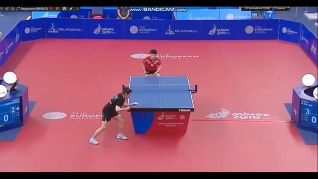 Красивые розыгрыши в настольном теннисе от Ni Xia Lian смотреть онлайн