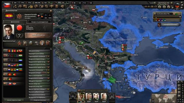Анархическая Чехословакия захватывает мир hearts of iron 4 #2 поход на Италию и её Балканы. смотреть онлайн