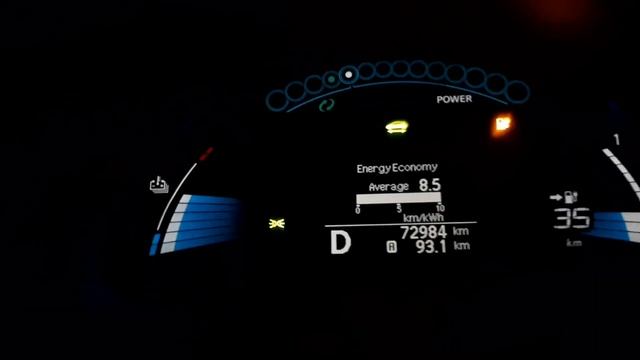 Nissan leaf azeo 10 делений сох74% максимальный пробег на одной зарядке смотреть онлайн