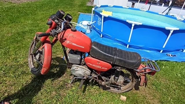 Старый Мотоцикл Минск125 1986г.в под восстановление!