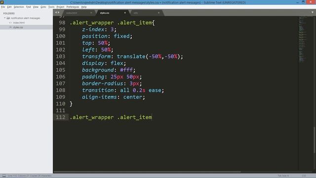 Notification Alert Messages using HTML CSS and Javascript || Alert Messages || Alert Popup Box смотреть онлайн