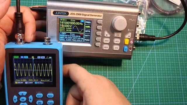 Генератор сигналов JUNTEK JDS2900 series 50мгц смотреть онлайн