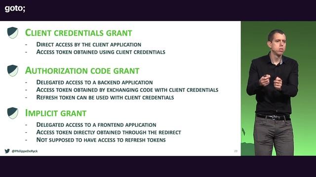 Introduction to OAuth 2.0 and OpenID Connect • Philippe De Ryck • GOTO 2018 смотреть онлайн