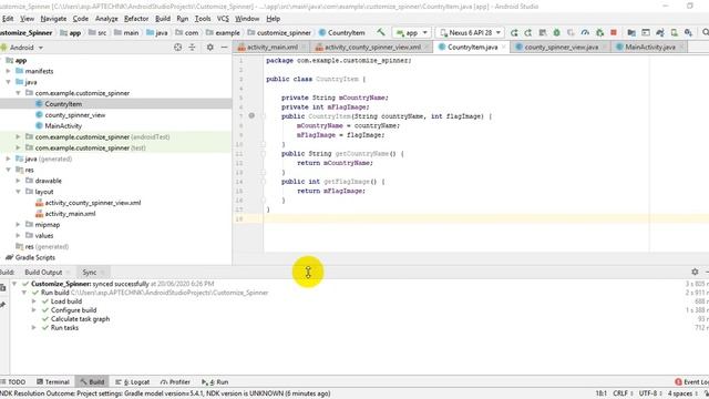 Tutorial 33: Custom Spinner in Android Studio using Images | Custom Spinner using ArrayAdapter смотреть онлайн