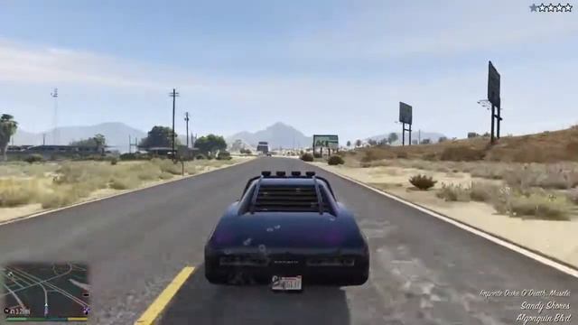 Trying to evade 5 star police in Duke O Death -GTA 5 смотреть онлайн