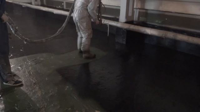 Напыление полов