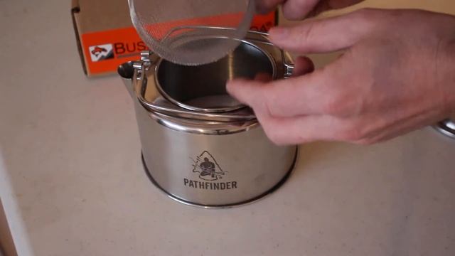 Pathfinder 1.2L Stainless Steel Kettle view by www.bushcraftcanada.com смотреть онлайн