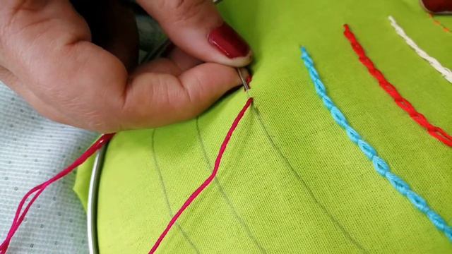 7 Easy Stitch For Beginners | Hand Embroidery | Running, Chain, Stem, Back Stitch ,etc. | Soma Pati