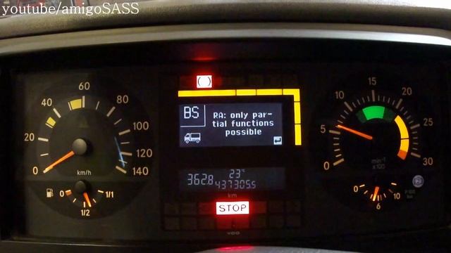 Щиток приборов Mercedes Atego Dashboard смотреть онлайн