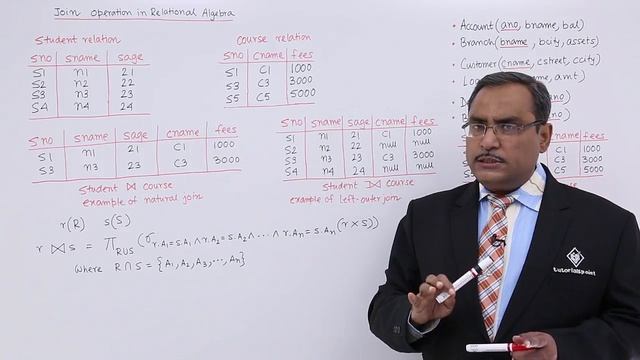 DBMS - Join Operation In Relational Algebra смотреть онлайн