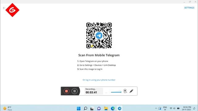 How to Setup and use telegram on Computer-install telegram in pc | Laptop me telegram kaise chalaye смотреть онлайн