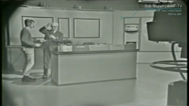 Exact moment when news station switches from black and white to color TV for the first time смотреть онлайн