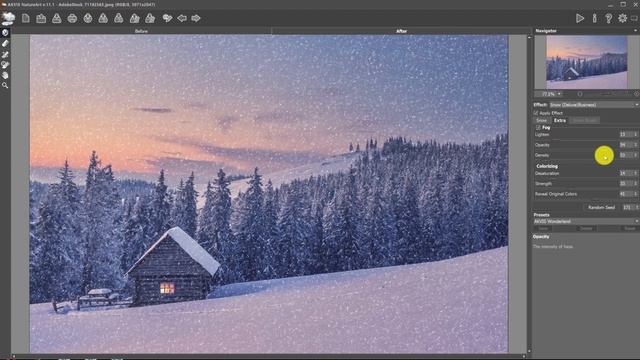 How to Add Snow to Your Photos - Tutorial for AKVIS NatureArt смотреть онлайн