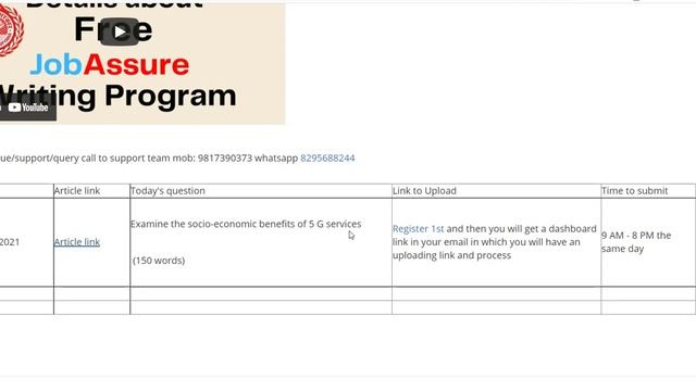 JobAssure writing skills program : 10th June topic I process to send смотреть онлайн