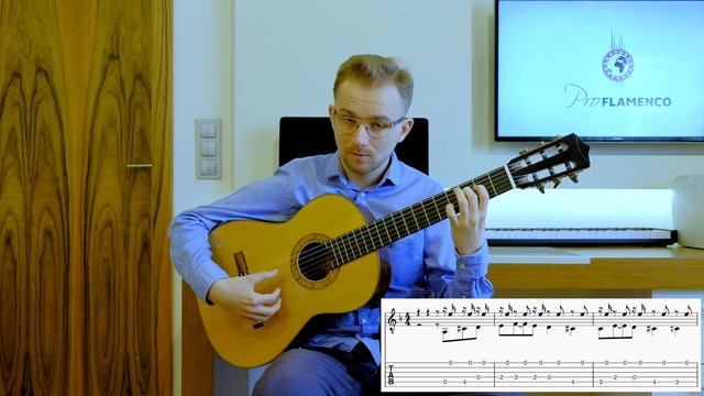 Tangos Flamenco Guitar Lesson | Tangos Falseta Tutorial смотреть онлайн