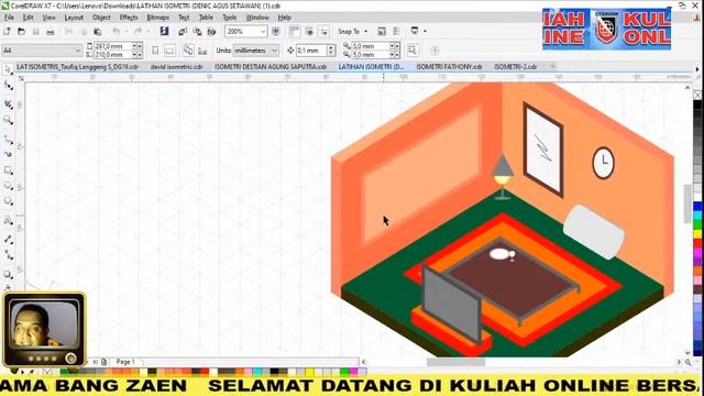 Review Tugas Isometri gambar CorelDraw di Kuliah Online Kampus Ambarawa смотреть онлайн