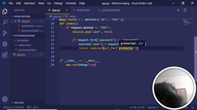 Python Flask Login System With Sessions смотреть онлайн