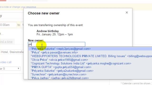 How to change the owner of an event in Google Calendar смотреть онлайн