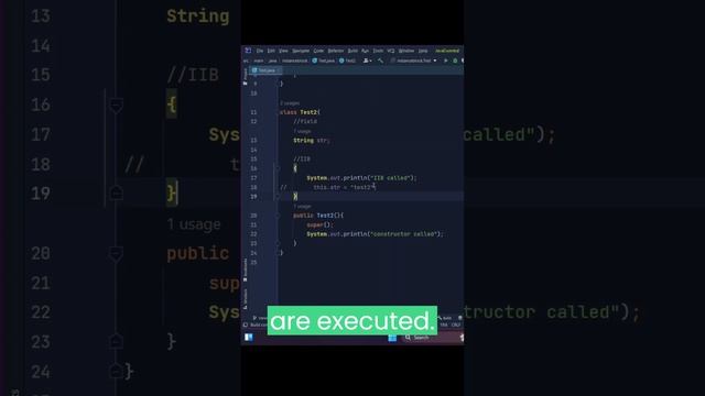 Instance Initializer Block | IIB | Java | #shortsvideo #shortsfeed #programming #coding #cse смотреть онлайн