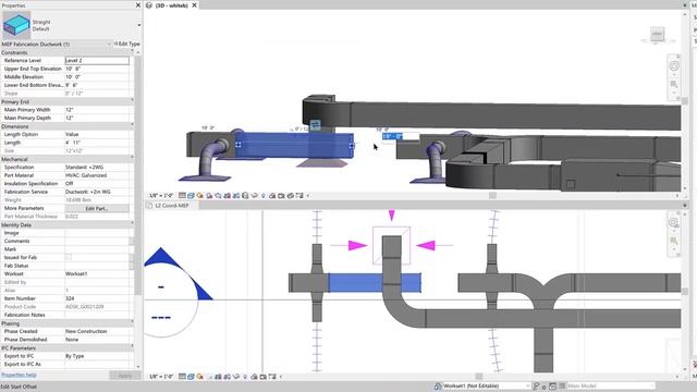 Revit 2023: Flip and elevation controls for fabrication parts смотреть онлайн