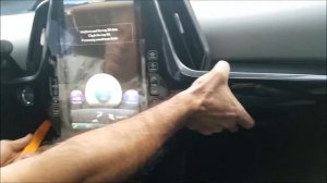 How to Remove Radio / Navigation / Touch Screen from Toyota Prius Prime 2017 for Repair.