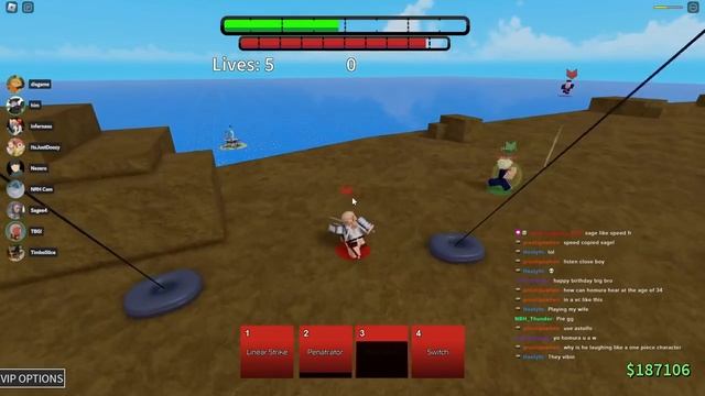 I Forced My Friends To Play In A PS For My Birthday | Anime Battle Arena смотреть онлайн