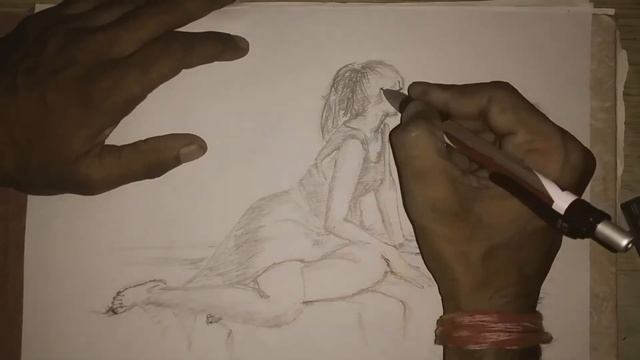 beautiful girl figure sketch & drawing смотреть онлайн