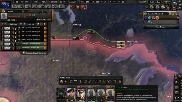 [5] Hearts of Iron IV - Kaiserreich - Dominion of Canada - War with the CSA! смотреть онлайн