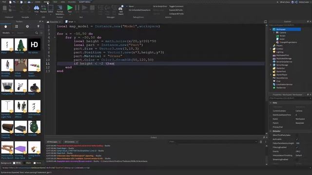 How to make a procedural map generator in Roblox Studio смотреть онлайн