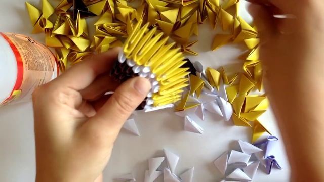 МОДУЛЬНОЕ ОРИГАМИ  УРОК №14  Спанч Боб