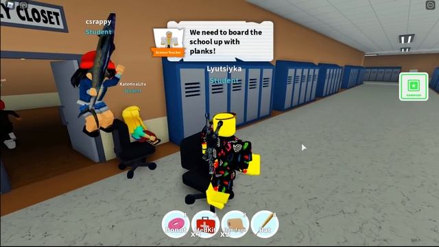 НОВЫЙ БОСС ДВОРНИК В ИГРЕ ТРИП ЗЕТ В РОБЛОКС НА РУССКОМ ЯЗЫКЕ - ИГРА Field Trip Z ROBLOX В РОБЛОКСЕ смотреть онлайн