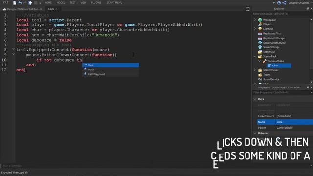 ROBLOX How to Make a Screen Shake Effect смотреть онлайн